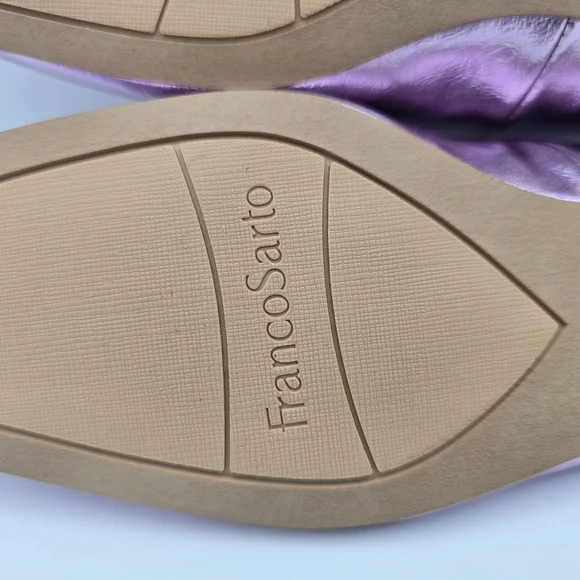 NWOT Franco Sarto Tiari Flats, Light Pink Metallic, Women's 6.5 - Picture 15 of 16